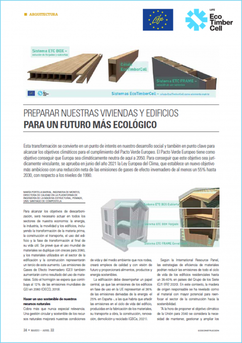 EcoTimberCell in the ECOCONSTRUCTION magazine